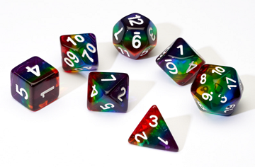 Sirius Translucent Rainbow Resin 7-pc set